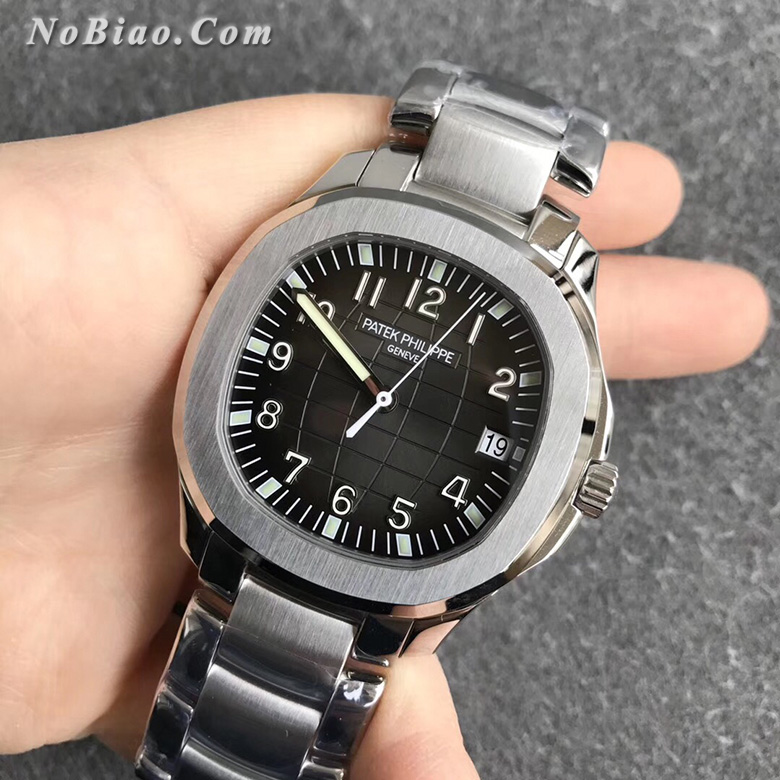 3K厂百达翡丽AQUANAUT 5167手雷黑面钢带款复刻手表
