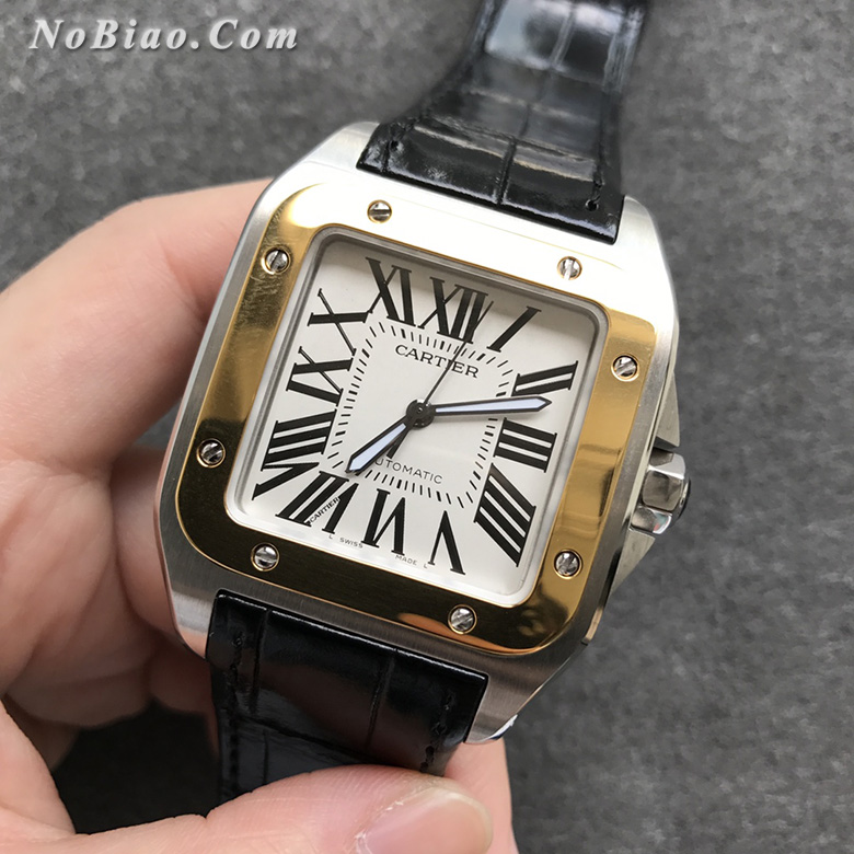 TTW厂卡地亚山度士100周年系列W20072X7包金定制版复刻手表
