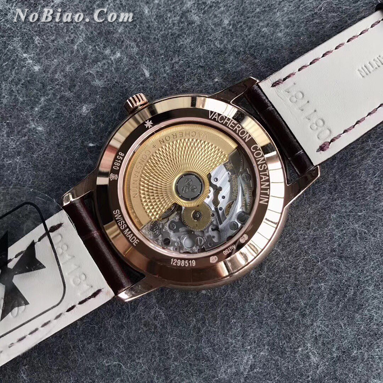 MK厂江诗丹顿传承系列85180/000R-9232黑面玫金经典款复刻手表