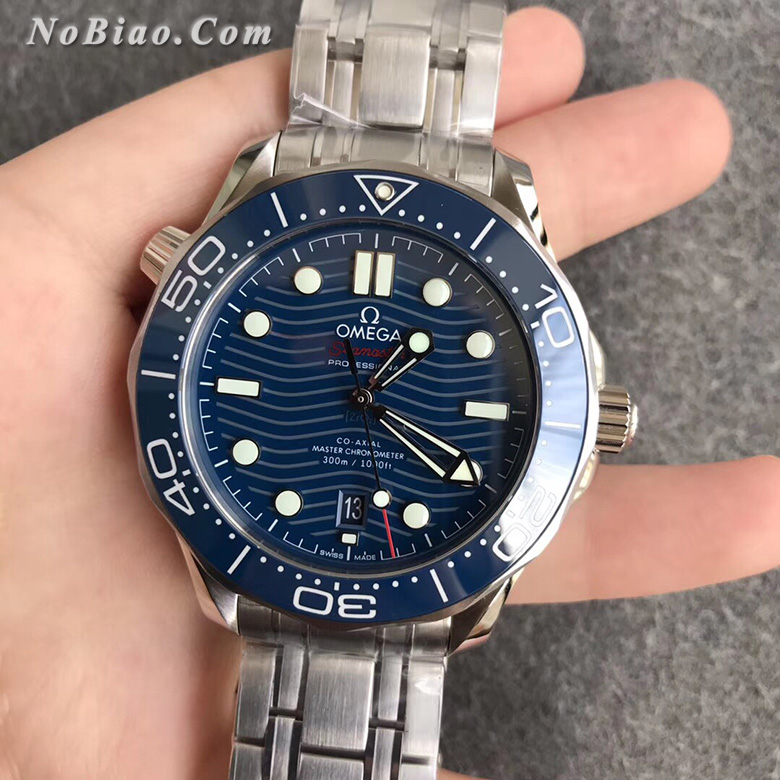 VS厂欧米茄新海马300M系列蓝面复刻手表