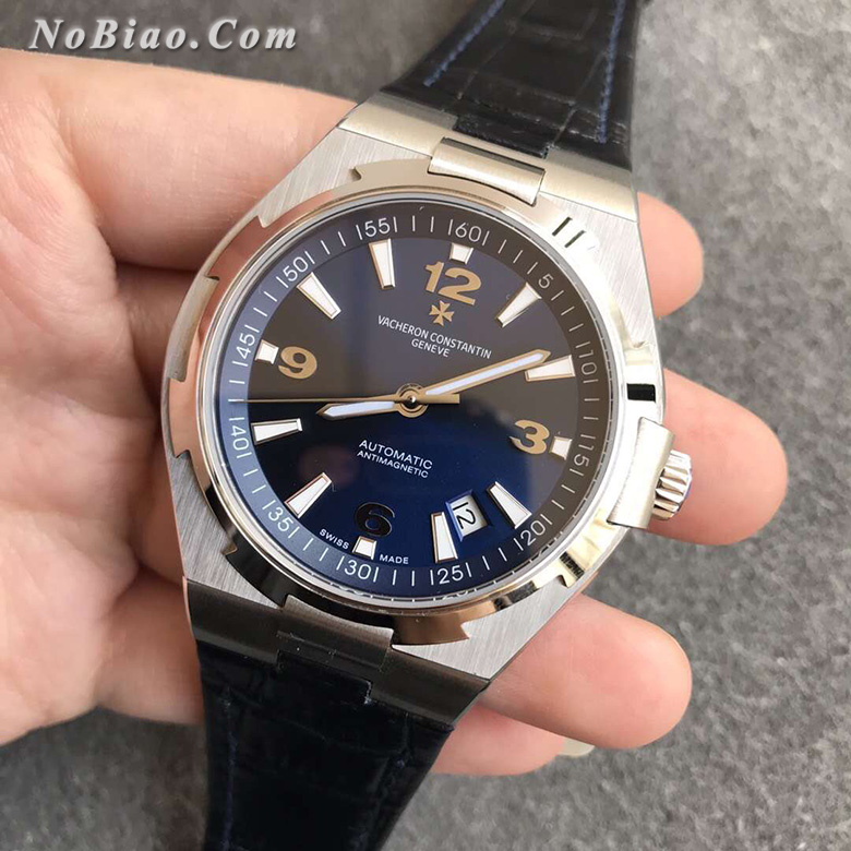 8F厂江诗丹顿纵横P47040/000A-9008四海蓝面皮带款一比一复刻手表（一）