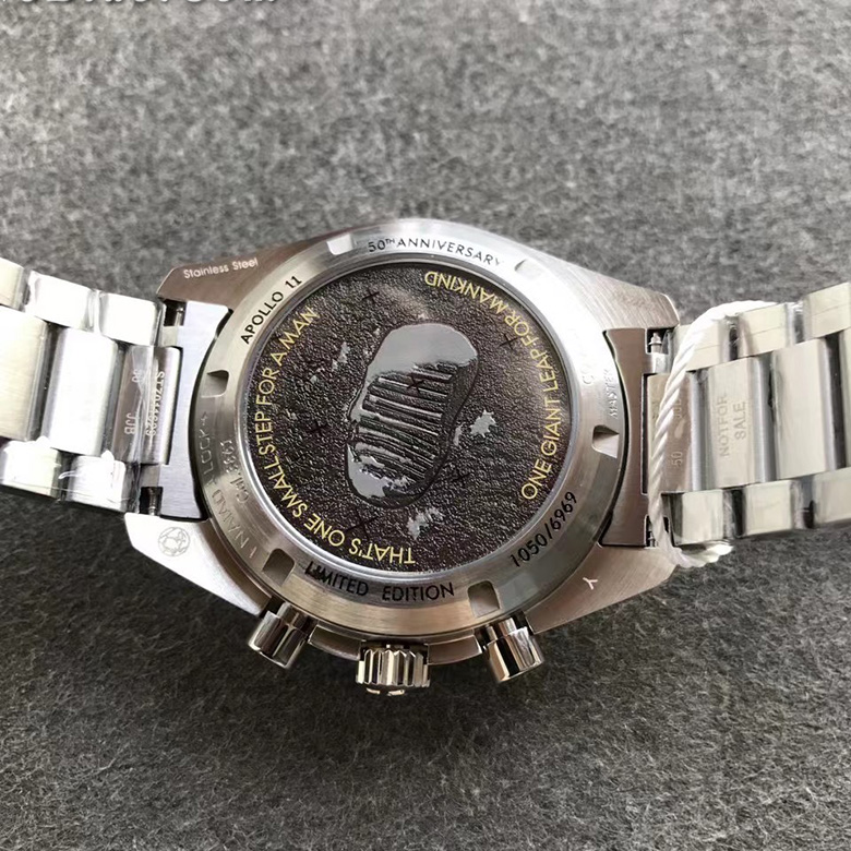 OM厂欧米茄超霸系列310.20.42.50.01.001“阿波罗11号”50周年限量款复刻手表