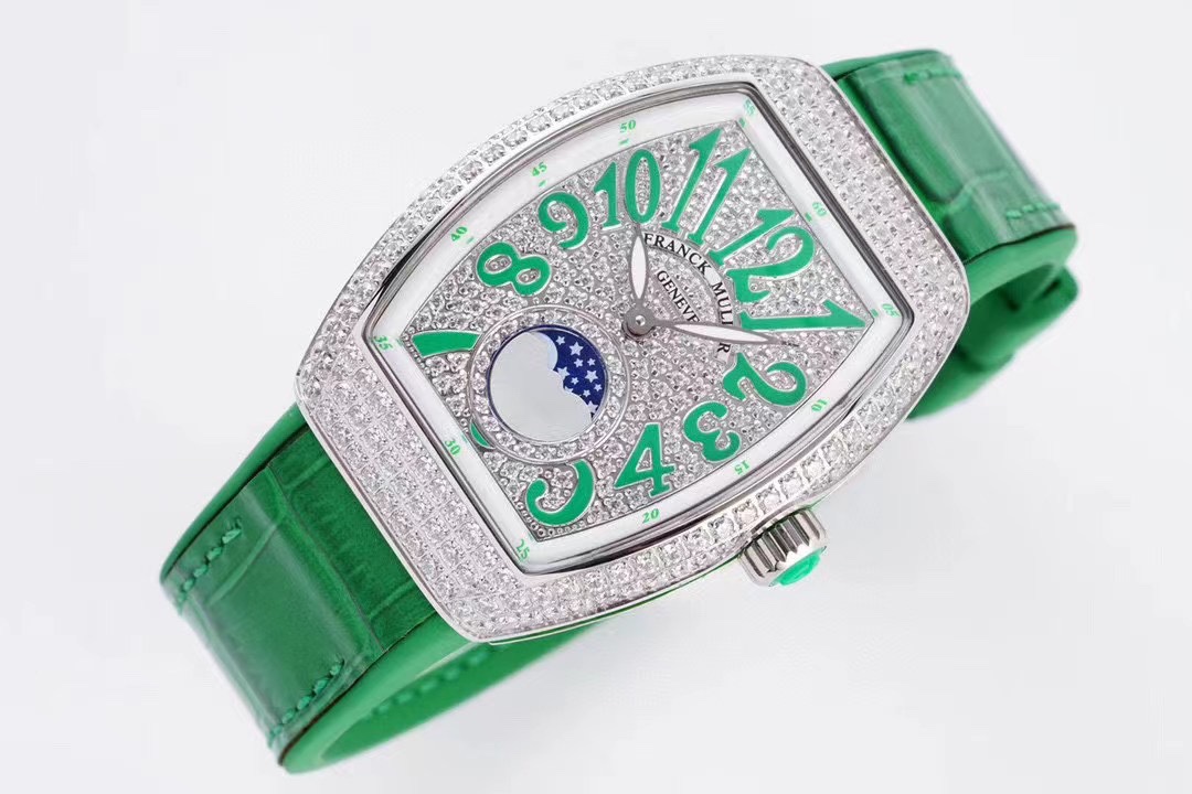 ABF厂法兰克穆勒LADIES'COLLECTION系列绿盘女装石英复刻手表