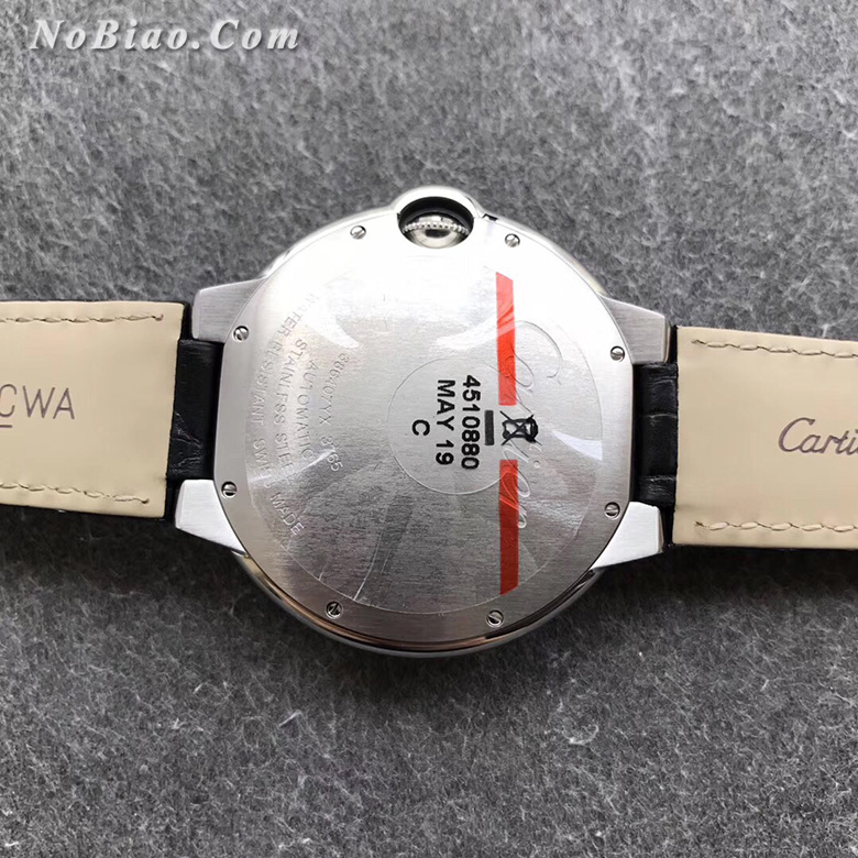 AF厂卡地亚大号42毫米蓝气球WSBB0003黑面复刻手表