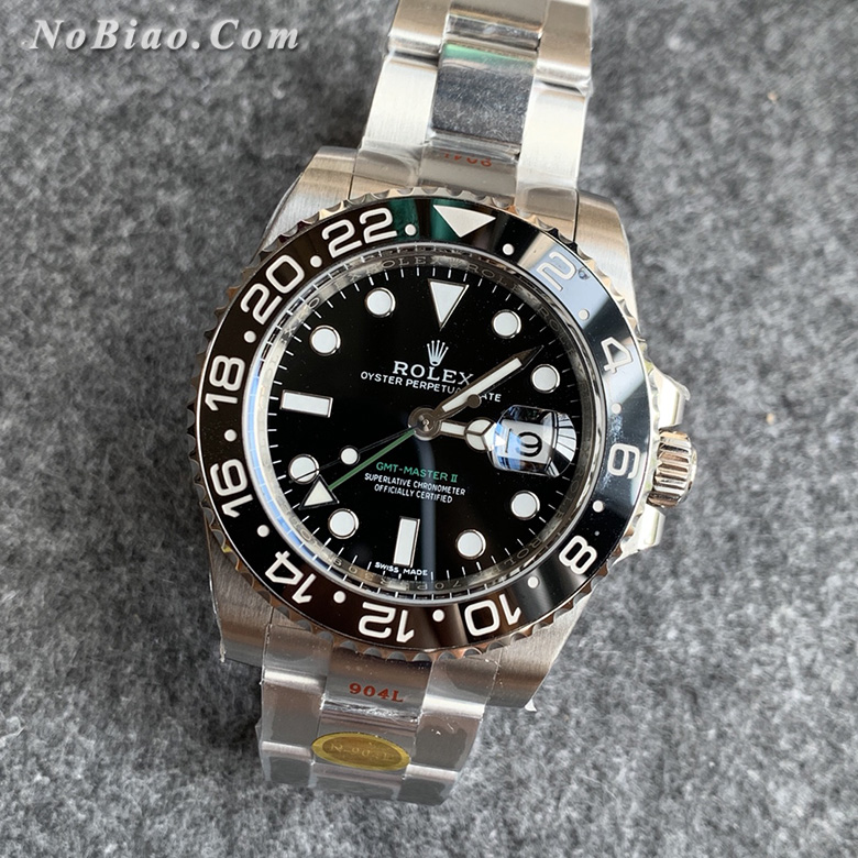 N厂V11版劳力士GMT格林尼治型116710LN-78200绿针复刻手表