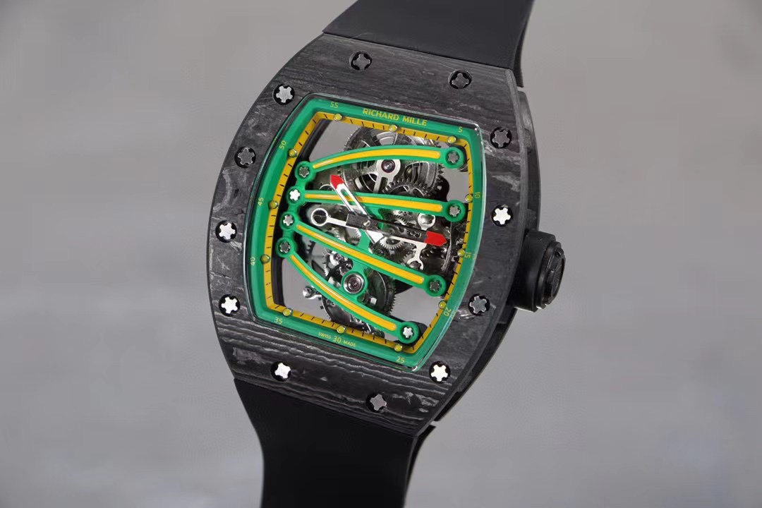 台湾厂理查德米勒RM59-01陀飞轮绿蜥蜴复刻手表