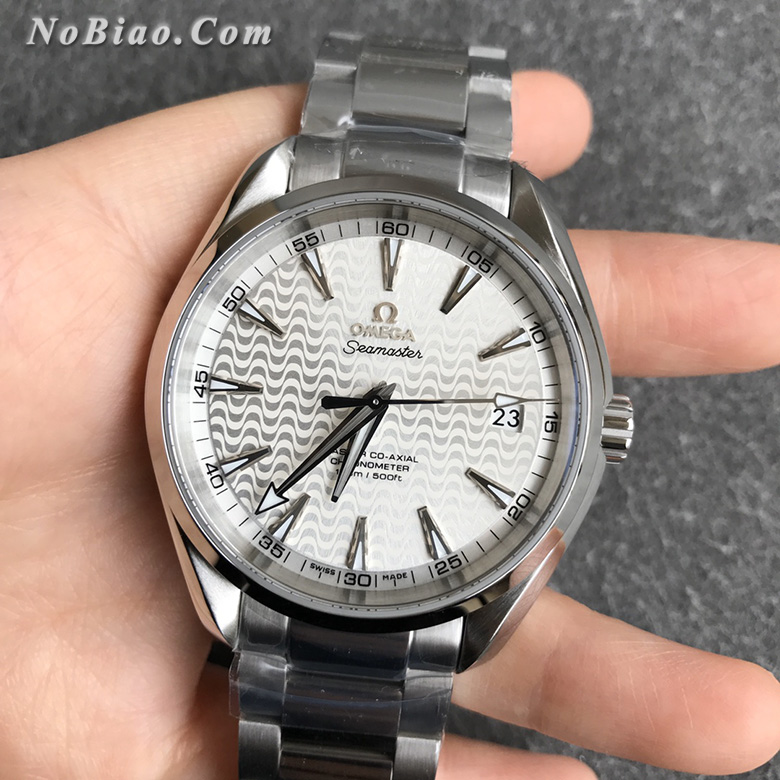 VS厂欧米茄海马150米里约奥运会纪念款白面复刻手表