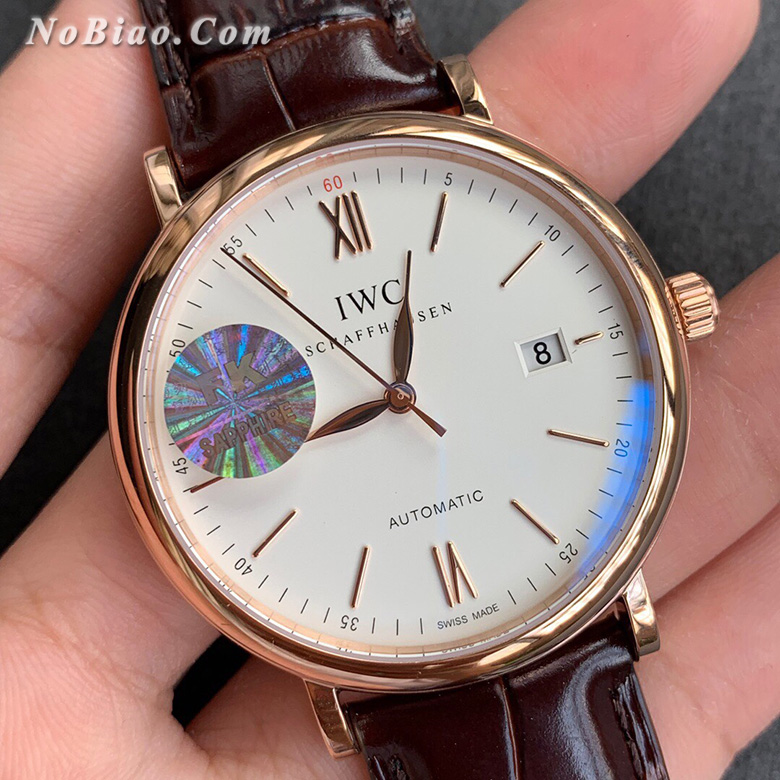 FK厂万国柏涛菲诺系列白面玫金壳瑞士eta2892机芯版复刻手表