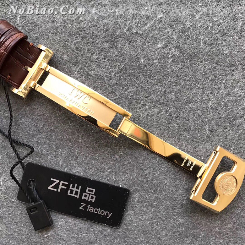 ZF厂万国葡七白面金壳复刻手表