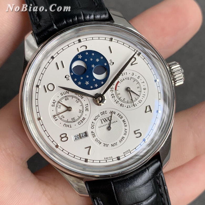 V9厂万国葡萄牙系列白面万年历复刻手表