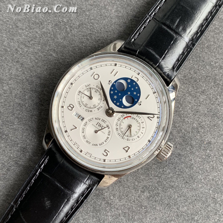 V9厂万国葡萄牙系列白面万年历复刻手表