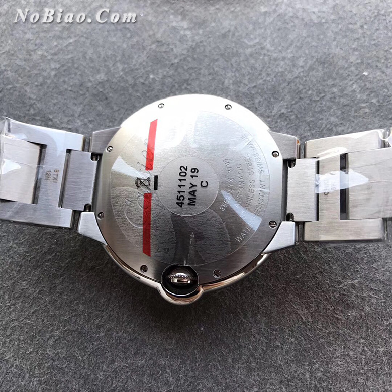 AF厂卡地亚大号蓝气球黑面42毫米W6920042钢带版复刻手表