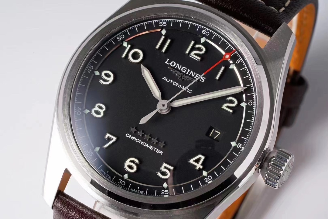 ZF厂浪琴先行者系列黑面皮带款复刻手表