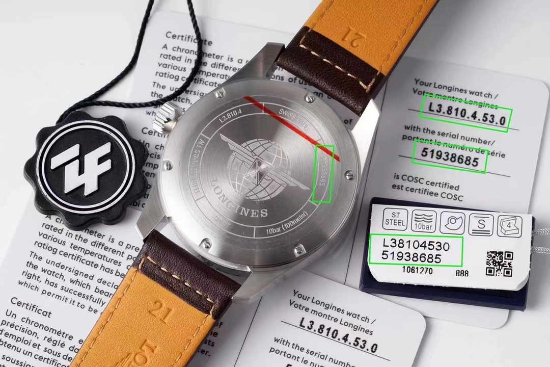 ZF厂浪琴先行者系列黑面皮带款复刻手表