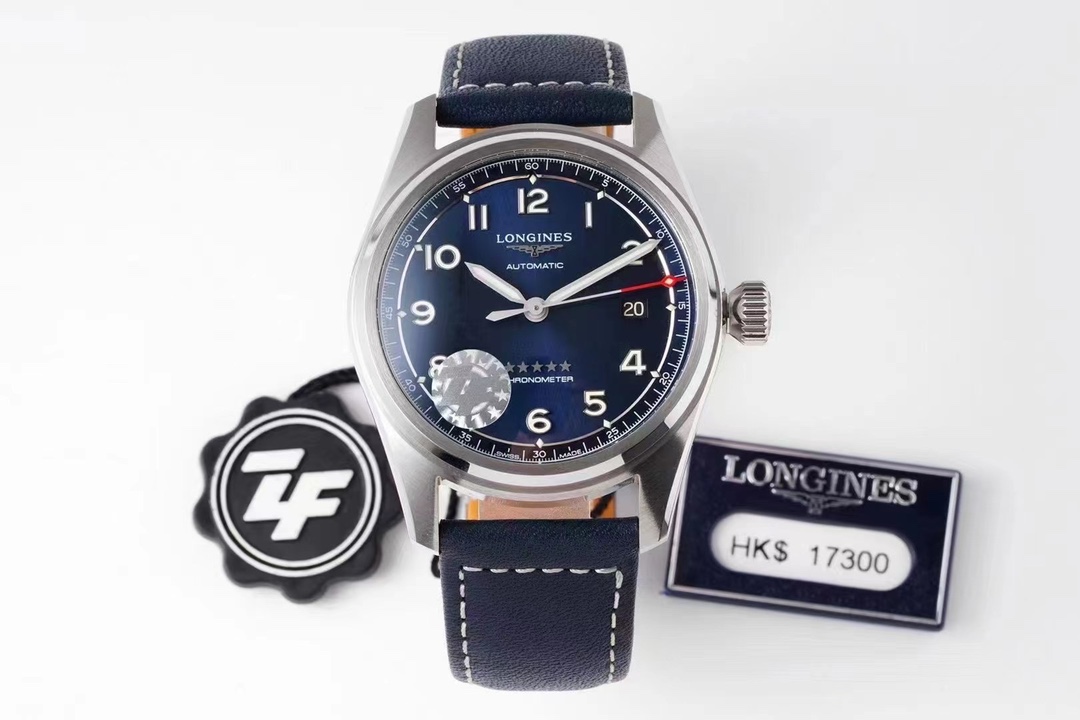 ZF厂浪琴先行者系列蓝面皮带款复刻手表